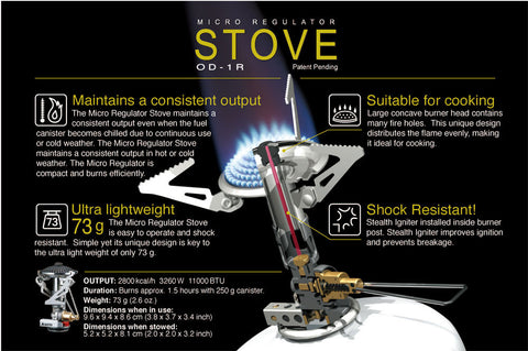 Soto OD-1R Hiking Stove - Seven Horizons