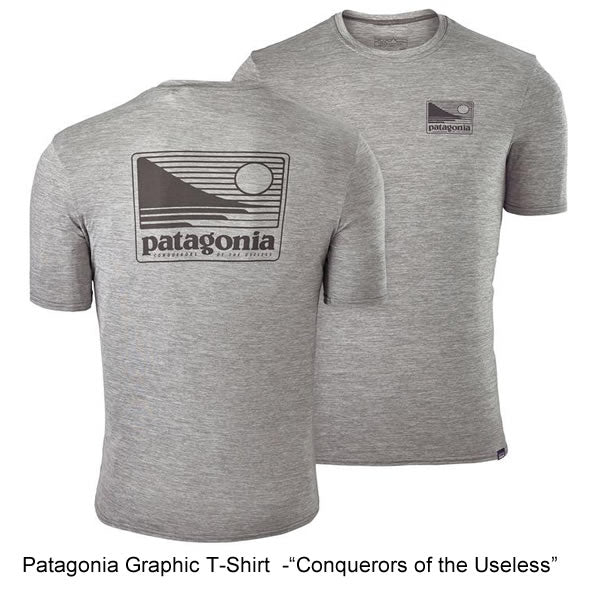 Patagonia conquerors of the top useless shirt