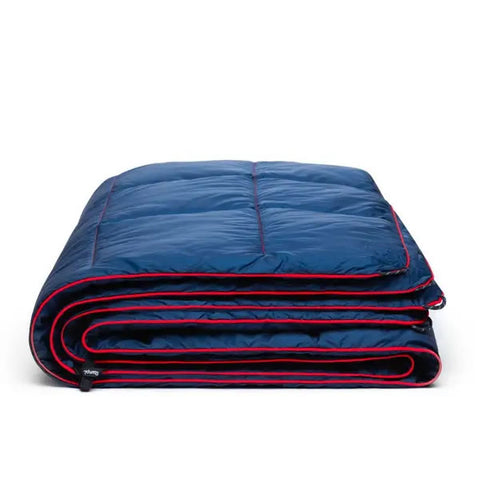 Rumpl Nanoloft Blanket 1 Person Deepwater folded
