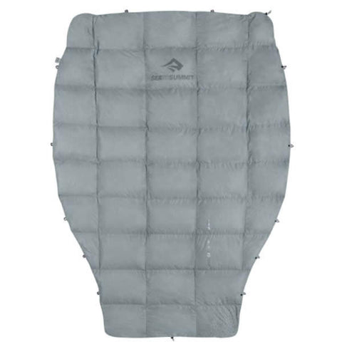 Sea to Summit Cinder CD1 Ultralight 750 Loft 10 degree down quilt open