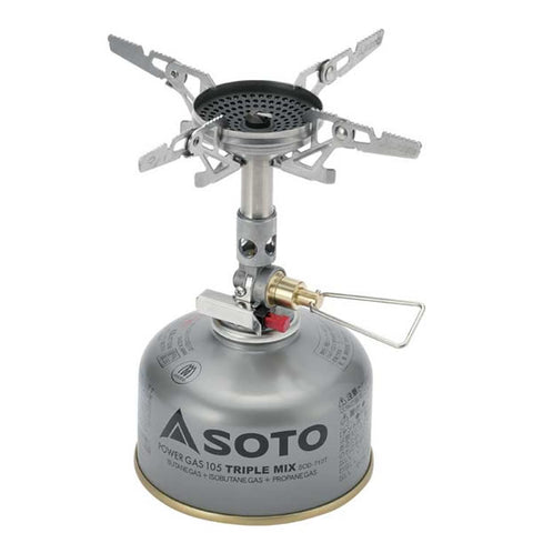 Soto Windmaster Hiking Stove with Micro Regulator and 4Flex Pot Support