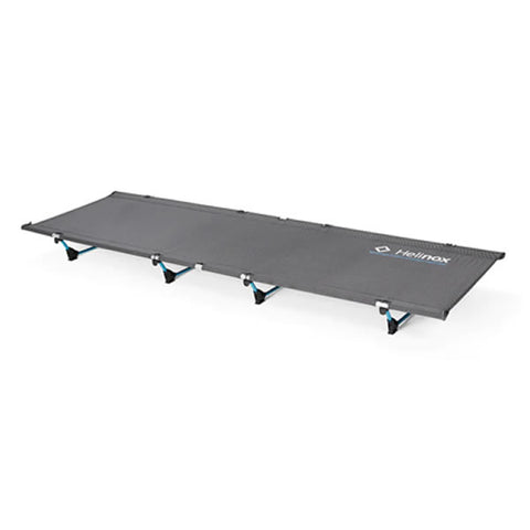 Helinox Lite Cot Lightweight Compact Camp Stretcher Black with Blue Frame