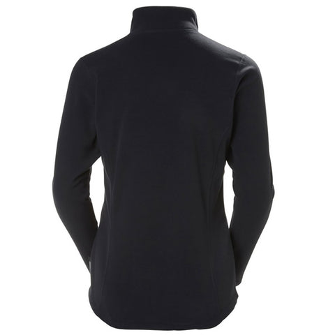 Helly Hansen Women's Daybreaker 1/2 Zip Polartec Fleece Top Navy rear view