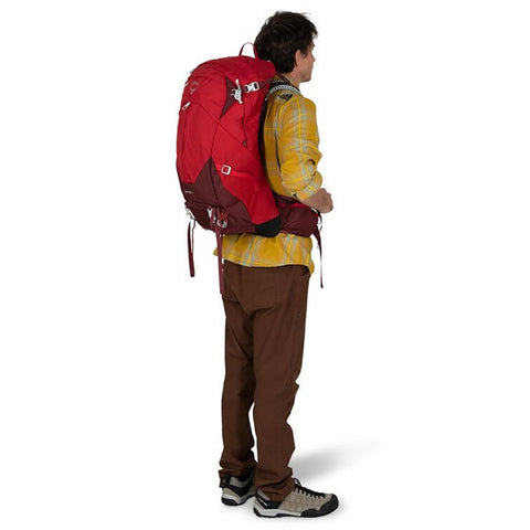 Osprey Stratos 34 Litre Men's Hiking Daypack / Overnight Backpack - Zip Panel Opening - Latest Model