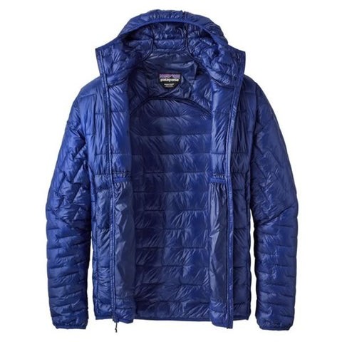 Patagonia Men's Micro Puff Hoody unzipped and open