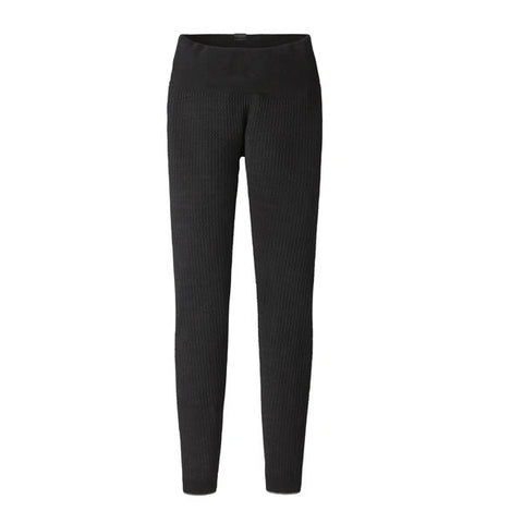 Patagonia Air Womens Thermal Pants black front view