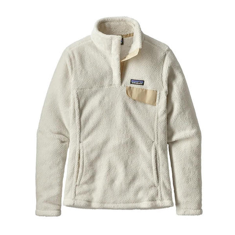 Patagonia Women's Re-tool Snap-T Pullover raw linen white