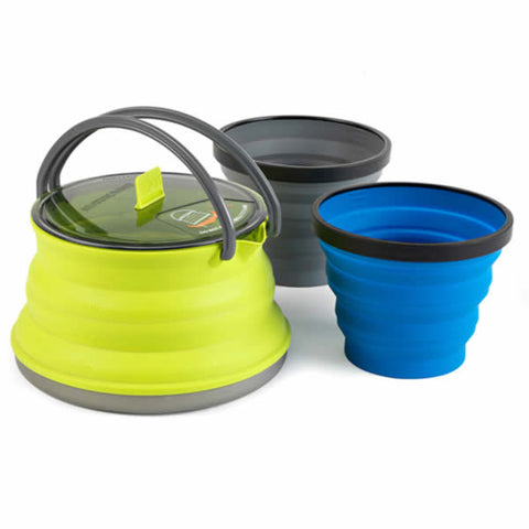 Sea to Summit X-Set 11 - Foldable Camp Kettle and Mugs