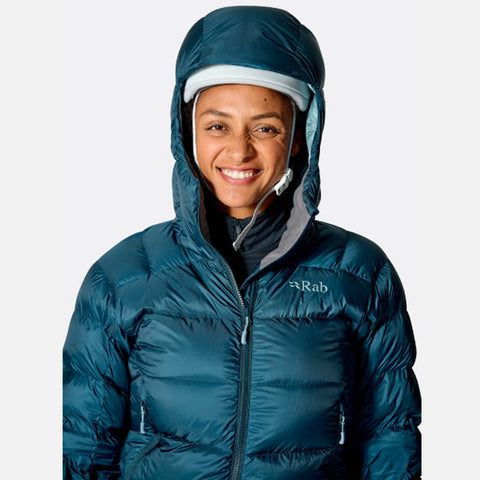 Rab Women's Neutrino Pro Down Alpine Summit Jacket 800 Fill Power-QDB-86
