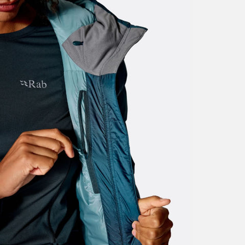 Rab Women's Neutrino Pro Down Alpine Summit Jacket 800 Fill Power-QDB-86