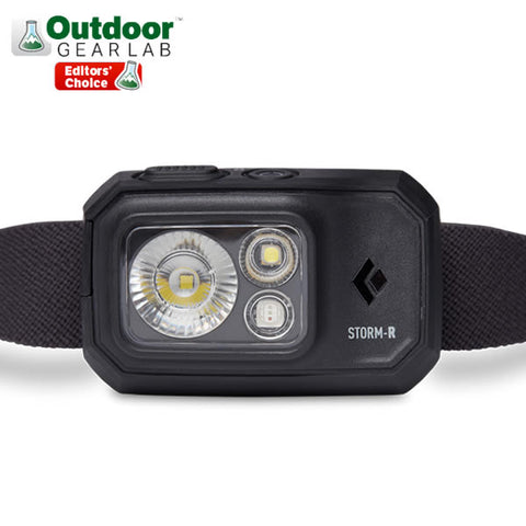 Black Diamond Storm 500 lumens rechargeable waterproof headlamp outdoor gear lab editors choice award