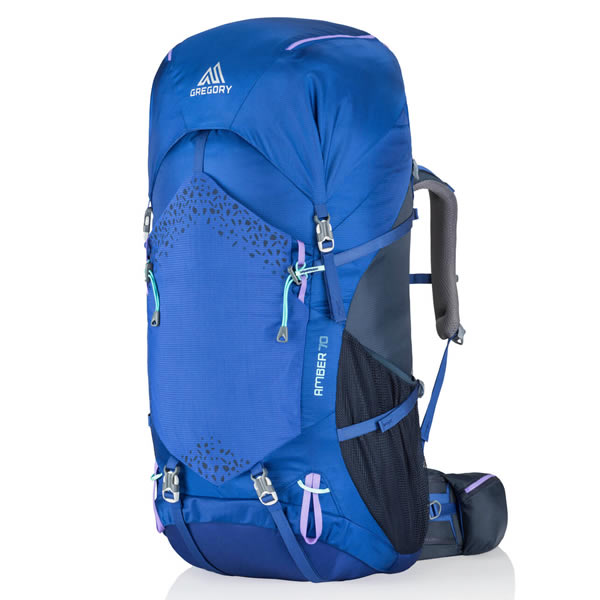 Gregory Amber 70 Litre Women's Hiking Backpack Pearl Blue