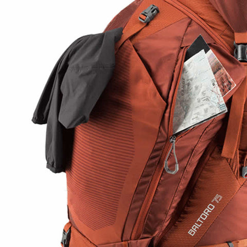 Gregory Baltoro 85 Litre Hiking Backpack external pockets