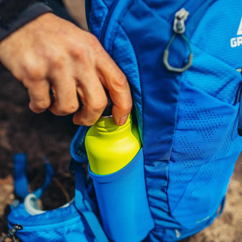 Gregory Miwok Men's 24 Litre Hiking Daypack side stretch mesh bottle pocket