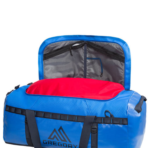 Gregory Alpaca 60 Litre Duffle Bag Gear Hauler open