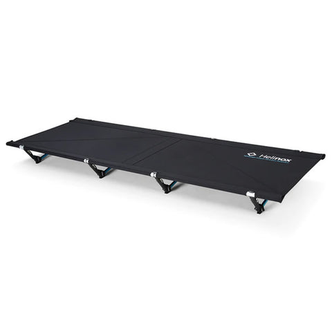 Helinox Cot Max Convertible - Lightweigtht Compact Camp Stretcher Black with Blue Frame