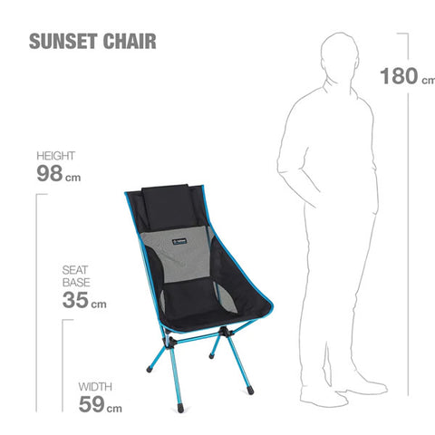 Helinox Sunset Chair dimensions