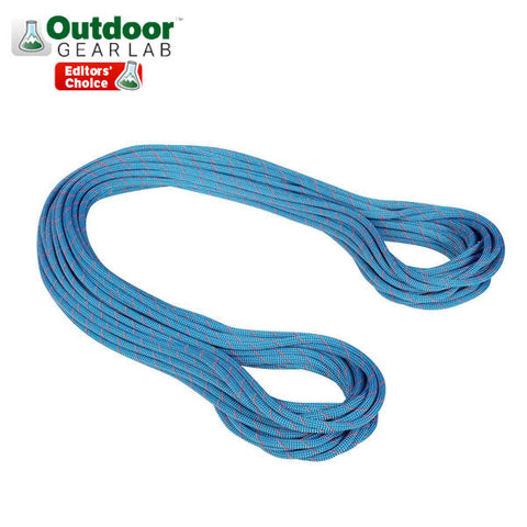 Mammut 9.5 mm Crag Classic Dynamic Climbing Rope - 80 Metre Length Blue/White