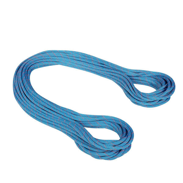 Mammut 9.5 mm Crag Classic Dynamic Climbing Rope - 50 Metre Length Blue/White