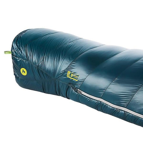 Marmot Phase 30 Ultralight Down Sleeping Bag 850 Loft foot baffle