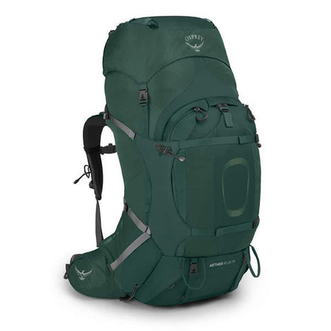 Osprey Aether Plus 70 Litre Hiking Backpack Axo Green