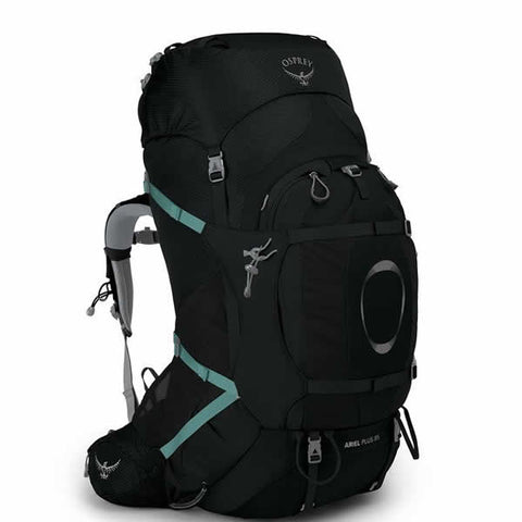 Osprey Ariel Plus 85 Litre Women's Hiking Expedition Mountaineering Backpack Black
