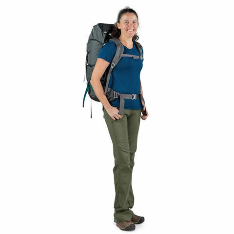 Osprey Renn Women's Hiking Backpack in use side view