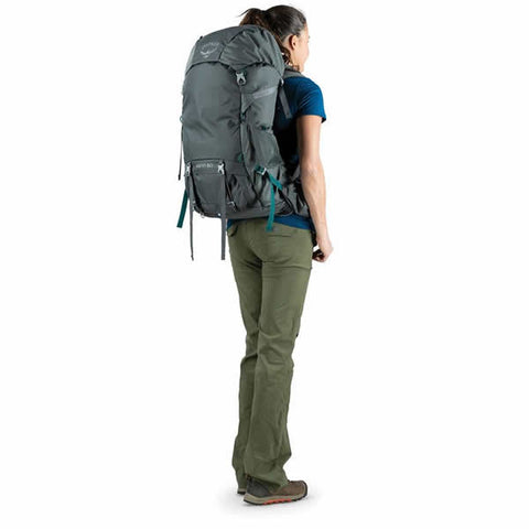 Osprey Renn Women's Hiking Backpack in use rear view