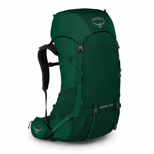 Osprey Rook 60 Litre Men's Hiking Backpack Mallard Green