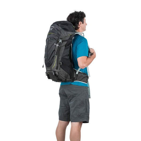 Osprey Stratos 36 Litre Men's Daypack in use rear view