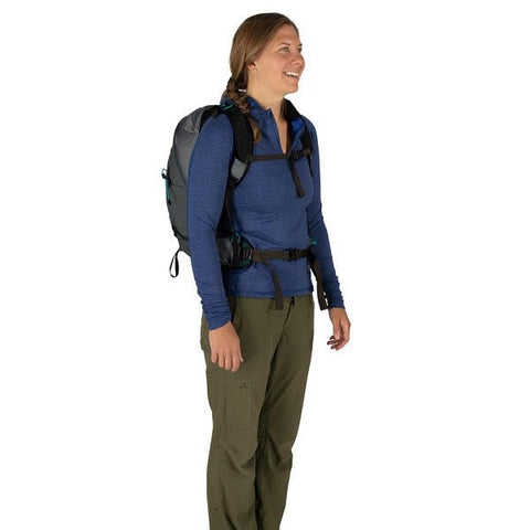 Osprey Tempest Pro 18 litre womens multisport backpack in use front view