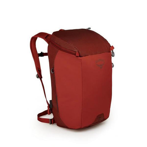 Osprey Transporter 30 Litre Zip Top Commute Daypack with Lap Top Sleeve Ruffian Red