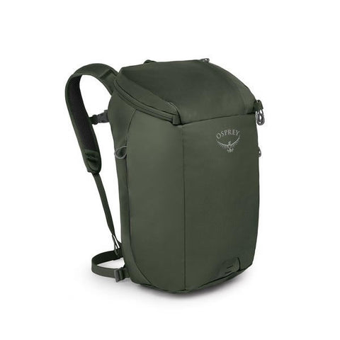 Osprey Transporter 30 Litre Zip Top Commute Daypack with Lap Top Sleeve haybale green