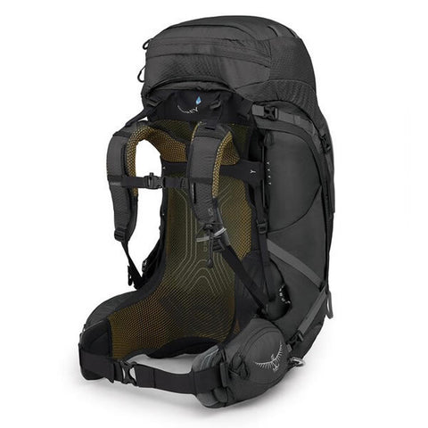 Osprey Atmos AG 65 Litre Backpack with Raincover Black harness