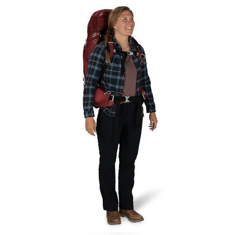 Osprey Aura AG 65 Litre Womens Hiking Backpack in use