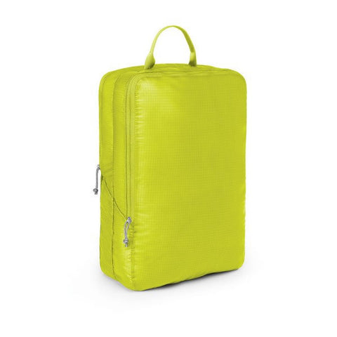 Osprey double sided ultralight packing cube large electric lime rear view