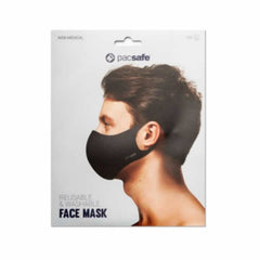 Pacsafe Viraloff Face Mask Packaging Large Black