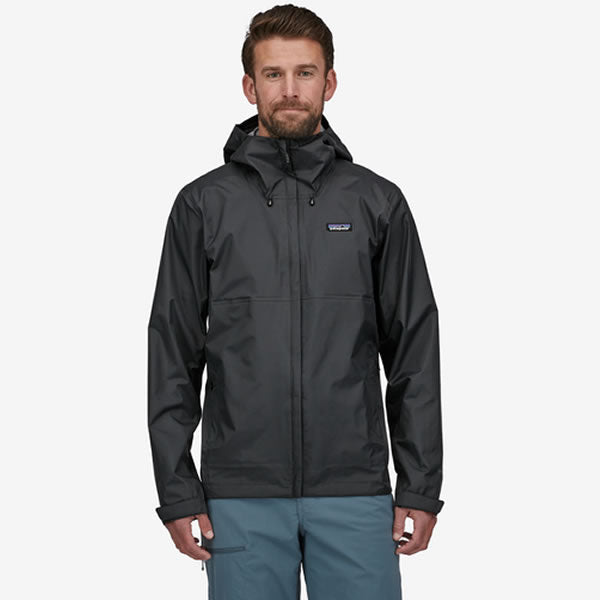 Patagonia Men's Torrentshell Jacket in use front view