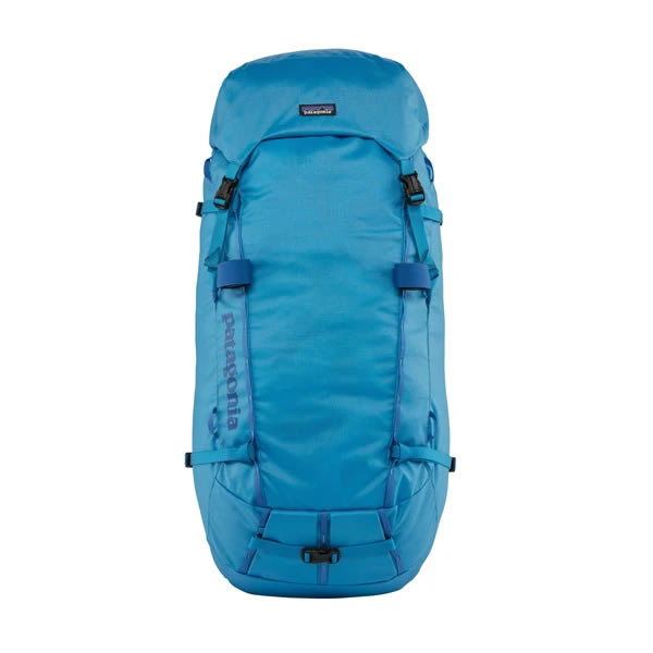 Patagonia Ascensionist climbing mountaineering pack 55 litres joya blue