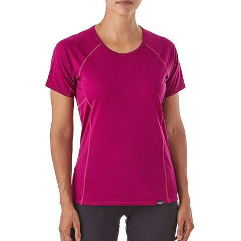 Patagonia Womens Capilene Lightweight T-Shirt front view in use