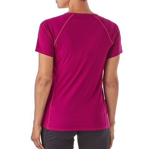 Patagonia Womens Capilene Lightweight T-Shirt rear view in use
