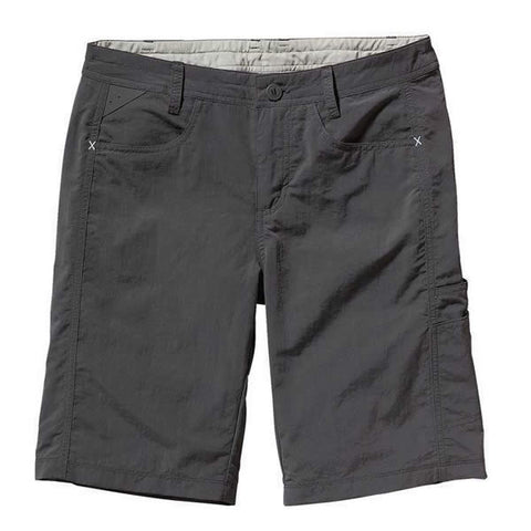 Patagonia Womens Away from Home Lightweight Quick Dry Travel Shorts forge grey