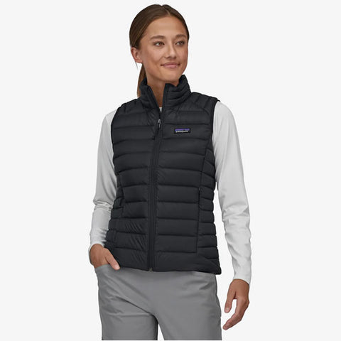 Patagonia Womens Down Sweater Vest in use front view