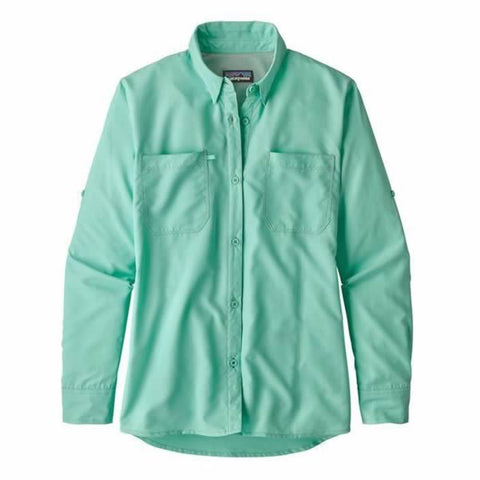 Patagonia Women's Long Sleeve Sol Patrol Lightweight Quick Dry Travel Shirt 30 UPF