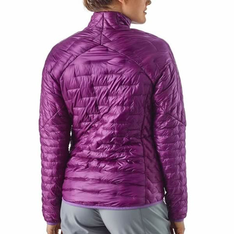 Patagonia Womens Micro Puff Insulated Jacket in use rear view