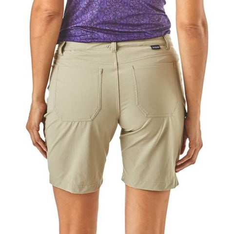 Patagonia Women's Skyline Traveller Traveler Shorts in use rear view