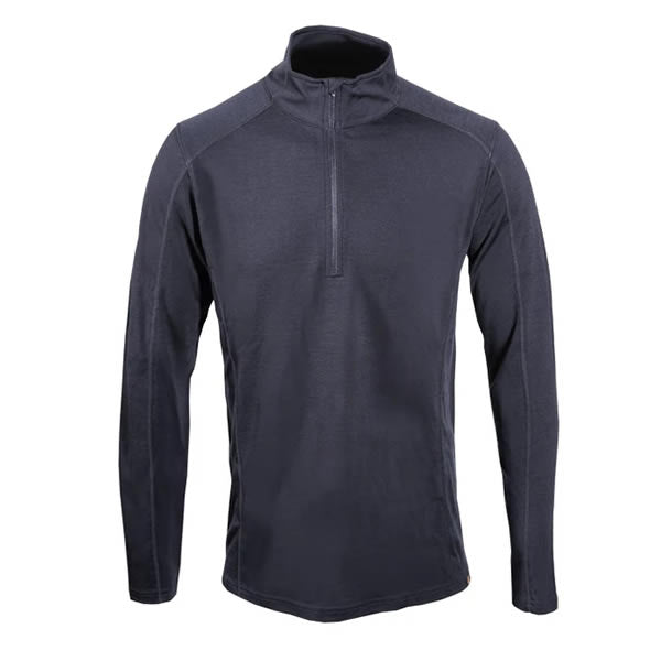 Point6 Men's Merino 1/4 Zip Thermal Top Front View