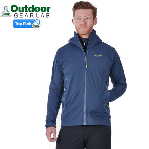 Rab Men's Kinetic Plus Waterproof, Breathable Stretch Softshell Jacket