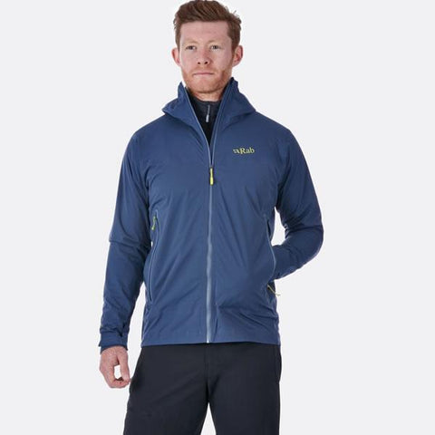 Rab Men's Kinetic Plus Jacket in use front view