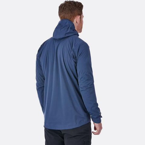 Rab Men's Kinetic Plus Jacket in use rear view